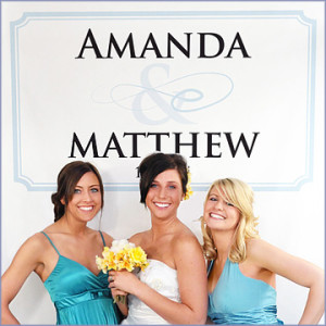 Photo Booth Custom Backdrop